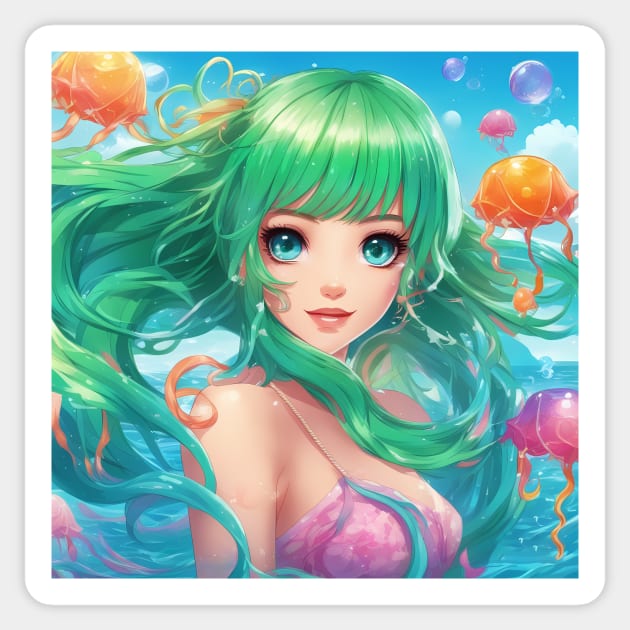 Obsidian Souls Sticker by animegirlnft